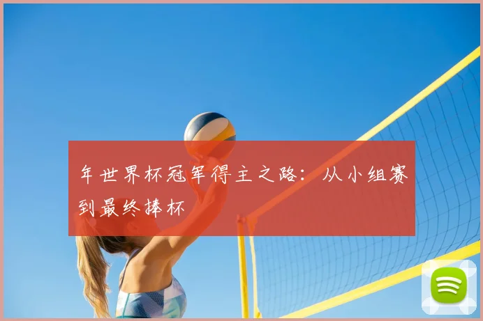 年世界杯冠军得主之路：从小组赛到最终捧杯